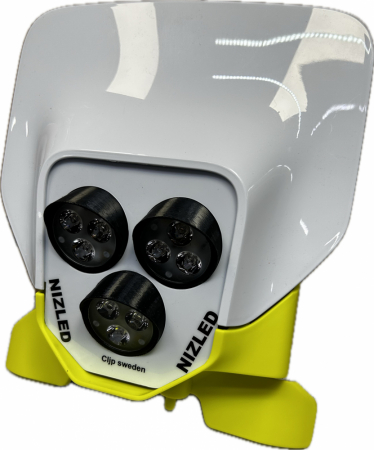 Lampenabdeckung mit 1-2-3 E30-Leichtlampen, Husqvarna 2020-2023, 2024- in der Gruppe Car-HiFi / LED-Beleuchtung / Enduro / Was passt zu meinem Motorrad / Husqvarna / 2024- bei BRL (LAMPKAPAHUSQE30)