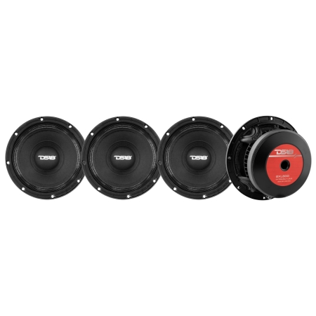 4er-Pack DS18 8XL800-4, schwere 8-Zoll-Mitteltöner in der Gruppe Car-HiFi / Autolautsprecher / Mitteltieftöner / Mitteltöner bei BRL (SET8XL8004X4)