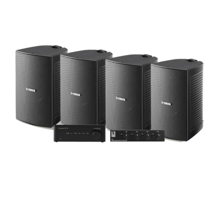 4er-Pack Yamaha NS-AW294 mit Tangent Ampster BT III und Lautsprecherumschalter, Outdoor-Paket in der Gruppe Bundles / Heimpakete / Multiroom-Pakete bei BRL (SETAMPSTERBTIIIPKT5)