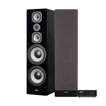 WiiM Amp Ultra mit Dynavoice Challenger M-105 EX v4 in Schwarz, 2.0-Stereo-Paket in der Gruppe Bundles / Heimpakete / Stereo-Sets bei BRL (SETAMPULTRAPKT1)