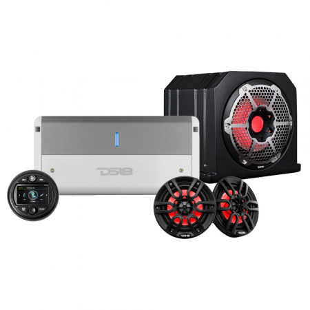 Maritimes Komplettpaket mit AMR30D, Lautsprechern, Endstufe & Bassbox in der Gruppe Car-HiFi / Marine-Audio / Marine-Pakete bei BRL (SETAMR30DPKT2)