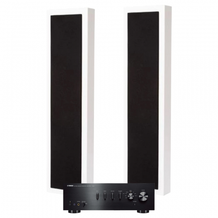 Yamaha A-S501 MK II und 2er-Set DLS Flatbox XXL, Stereo-Paket in der Gruppe Bundles / Heimpakete / Stereo-Sets bei BRL (SETAS501PKT5)