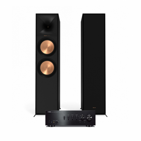 Yamaha A-S701 und Klipsch R-800F Stereo-Paket, schwarz in der Gruppe Bundles / Heimpakete / Stereo-Sets bei BRL (SETAS701PKT3)