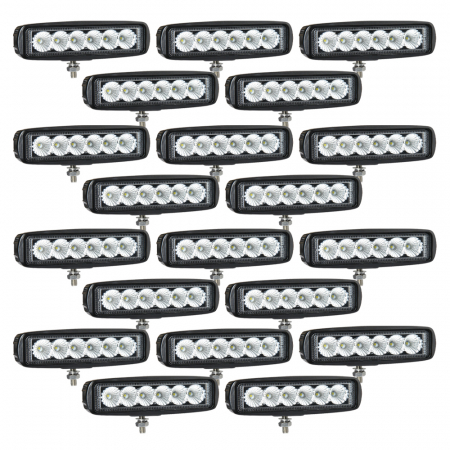 20er-Pack NIZLED B18RF, 15,8 cm Rück-/Arbeitsscheinwerfer, 18W, Arbeitsscheinwerfer-Paket in der Gruppe Car-HiFi / LED-Beleuchtung / LED-Lampen / Arbeitsleuchten bei BRL (SETB18RFX20)