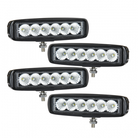 4er-Pack NIZLED B18RF, 15,8 cm Rück-/Arbeitsscheinwerfer, 18W, Arbeitsscheinwerfer-Paket in der Gruppe Car-HiFi / LED-Beleuchtung / LED-Lampen / Arbeitsleuchten bei BRL (SETB18RFX4)