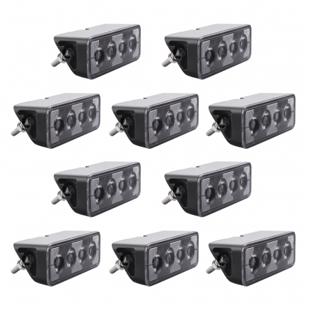 10er-Pack NIZLED B24RF, angewinkelter 13 cm Rück-/Arbeitsscheinwerfer, 24W, Arbeitsscheinwerfer-Paket in der Gruppe Car-HiFi / LED-Beleuchtung / LED-Lampen / Arbeitsleuchten bei BRL (SETB24RFX10)