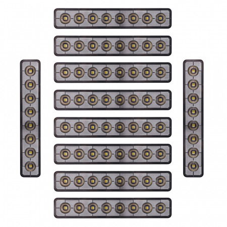 10er-Pack NIZLED B48RF, angewinkelter 24,2 cm Rück-/Arbeitsscheinwerfer, 48W, Arbeitsscheinwerfer-Paket in der Gruppe Car-HiFi / LED-Beleuchtung / LED-Lampen / Arbeitsleuchten bei BRL (SETB48RFX10)