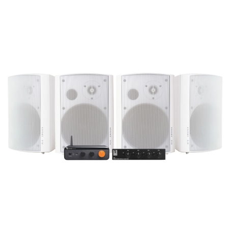 2 Paar DLS MB6i in Weiß mit Fosi Audio BT20 Max, Multiroom-Paket in der Gruppe Bundles / Heimpakete / Multiroom-Pakete bei BRL (SETBT20AMAXPKT2)