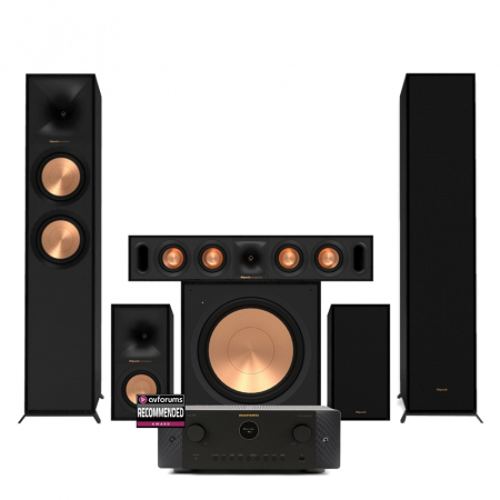 Marantz Cinema 60 & Klipsch Reference R-600F 5.1 Heimkino-Paket, schwarz in der Gruppe Bundles / Heimpakete / Heimkino & Heimkino-Pakete bei BRL (SETCINEMA60PKT2)