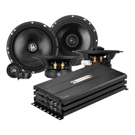 DLS Cruise 6,5 Zoll Lautsprecherpaket mit Verstärker, Front- und Hecklautsprecher in der Gruppe Bundles / Paket für das Auto / Lautsprecher-Sets bei BRL (SETCRPPU625PKT2)