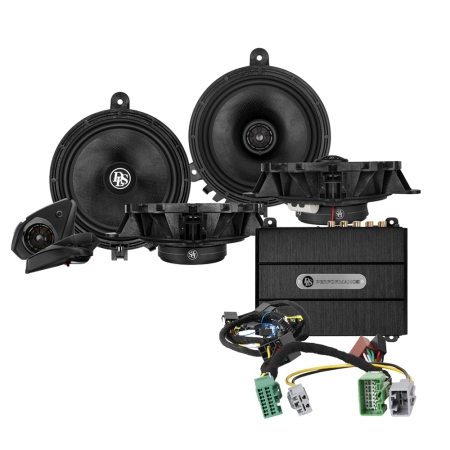 DLS Klang-Upgrade für Volvo 2004-2017 (High Performance), DSP-Verstärker mit Lautsprechern in der Gruppe Bundles / Paket für das Auto / Modellspezifische Pakete bei BRL (SETCRPPVO16PKT1)
