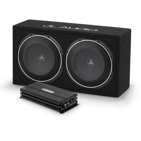 JL Audio CS210LG-TW1 mit DLS Performance Evolution PE1.1000, 2x10-Zoll-Basspaket in der Gruppe Bundles / Paket für das Auto / Basspakete bei BRL (SETCS210LGTW1PKT1)