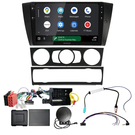 Kenwood DMX80AXS Autoradio-Paket für BMW 3-serie E90/E91/E92/E93 2005-2013 in der Gruppe Car-HiFi / Was passt in mein Auto / BMW / BMW 3 Serie / BMW E90/E91/E92/E93 2005-2011 / Radio-Upgrade BMW E90/E91/E92/E93 2005-2011 bei BRL (SETDMX80BM3PKT1)