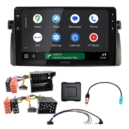 Kenwood DMX80AXS Autoradio-Paket für BMW 3-serie E46 1998-2007 in der Gruppe Car-HiFi / Was passt in mein Auto / BMW / BMW 3 Serie / BMW E46 1999-2006 / Radio-Upgrade BMW E46 1999-2006 bei BRL (SETDMX80BM4PKT1)