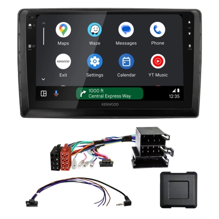 Kenwood DMX80AXS Autoradio-Paket für Citroën Nemo, Peugeot Bipper, Fiat Fiorino/Qubo in der Gruppe Car-HiFi / Was passt in mein Auto / Fiat / Qubo / Qubo 2008-2016 bei BRL (SETDMX80CT8PKT1)