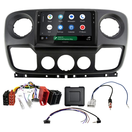 Kenwood DMX80AXS Autoradio-Paket für Nissan NV400, Opel Movano och Renault Master in der Gruppe Car-HiFi / Was passt in mein Auto / Renault / Master / Master 2011-2024 bei BRL (SETDMX80NS6PKT1)