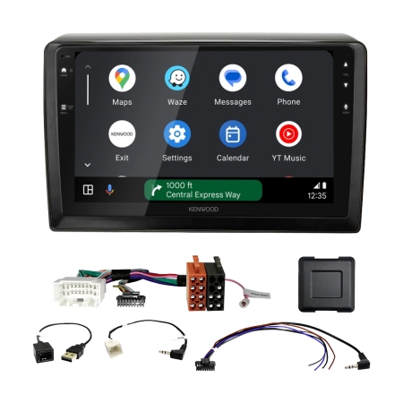 Kenwood DMX80AXS Autoradio-Paket für Suzuki Swift 2017-2024, pianosvart in der Gruppe Car-HiFi / Was passt in mein Auto / Suzuki / Swift / Swift 2017-2024 bei BRL (SETDMX80SZ2PKT1)