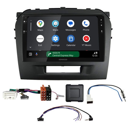 Kenwood DMX80AXS Autoradio-Paket für Suzuki Vitara 2015-2024 in der Gruppe Neuheiten bei BRL (SETDMX80SZ5PKT1)
