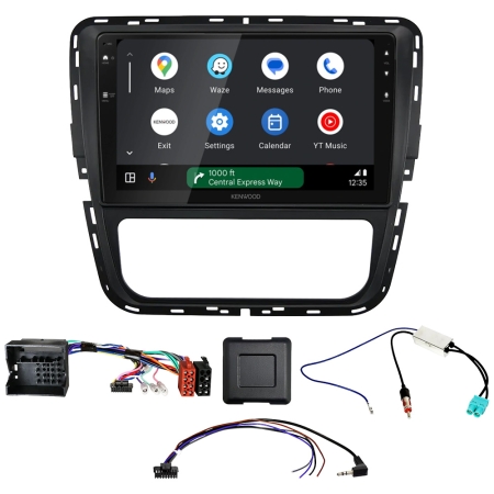 Kenwood DMX80AXS Autoradio-Paket für Volkswagen Passat B7 2011-2015, manuell AC in der Gruppe Car-HiFi / Was passt in mein Auto / Volkswagen / Passat / Passat B7 2010-2015 / Radio-Upgrade Passat B7 2010-2015 bei BRL (SETDMX80VW6PKT1)