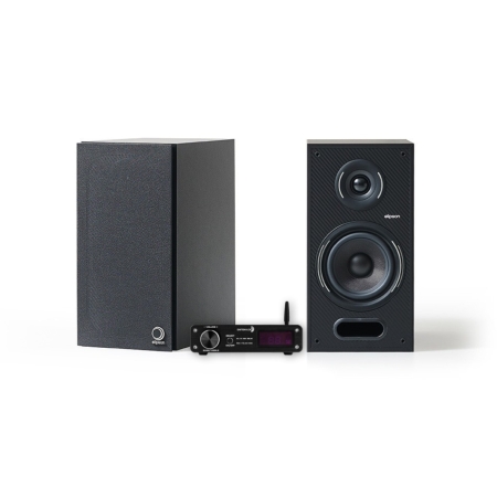 Dayton Audio DTA-PRO mit Elipson Horus 6B in Schwarz, 2.0 Stereo-Set in der Gruppe Bundles / Heimpakete / Stereo-Sets bei BRL (SETDTAPROPKT2)