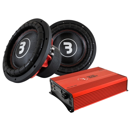 2er-Pack Bass Habit E2300D1 mit SE5100.1DF, 2x12 Basspaket in der Gruppe Bundles / Paket für das Auto / Basspakete bei BRL (SETE2300D1PKT2)