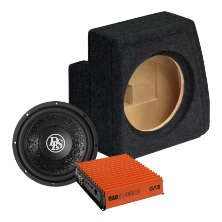 Basspaket mit DLS PE10.D2 für BMW 5er E39 Touring, 94-04 in der Gruppe Car-HiFi / Was passt in mein Auto / BMW / BMW 5 Serie / BMW E39 1995-2003 / Lautsprecher-Upgrade E39 1995-2003 bei BRL (SETE39PKT10)