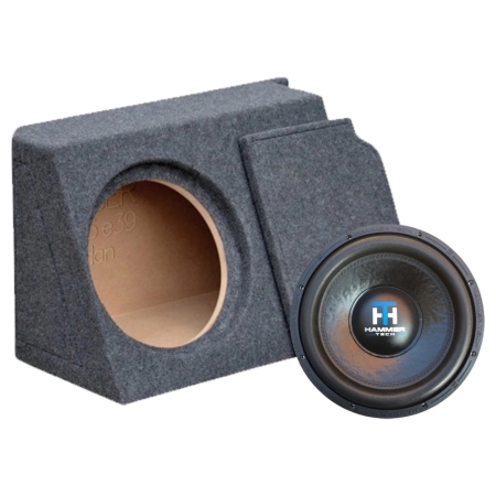 Bassgehäuse mit Hammer Tech LCW12V2 für BMW E39 Limousine 94-04 in der Gruppe Car-HiFi / Was passt in mein Auto / BMW / BMW 5 Serie / BMW E39 1995-2003 / Lautsprecher-Upgrade E39 1995-2003 bei BRL (SETE39PKT11)