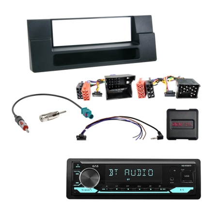 GAS MAD M130-BTN Auto-Stereo-Paket für BMW E39/X5 in der Gruppe Car-HiFi / Was passt in mein Auto / BMW / BMW 5 Serie / BMW E39 1995-2003 / Radio-Upgrade E39 1995-2003 bei BRL (SETE39PKT8)