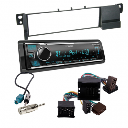 Auto-Stereo-Kit für BMW E46, Kenwood KMM-BT309 (keine Lenkradbedienung) in der Gruppe Car-HiFi / Was passt in mein Auto / BMW / BMW 3 Serie / BMW E46 1999-2006 / Radio-Upgrade BMW E46 1999-2006 bei BRL (SETE46PKT10)