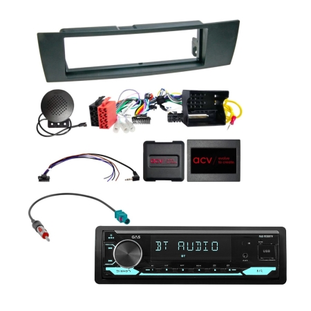 GAS MAD M130-BTN Car-Audio-Paket für BMW 1/3/X1/Z4 2004-2016 in der Gruppe Car-HiFi / Was passt in mein Auto / BMW / BMW 3 Serie / BMW E90/E91/E92/E93 2005-2011 / Radio-Upgrade BMW E90/E91/E92/E93 2005-2011 bei BRL (SETE90PKT5)