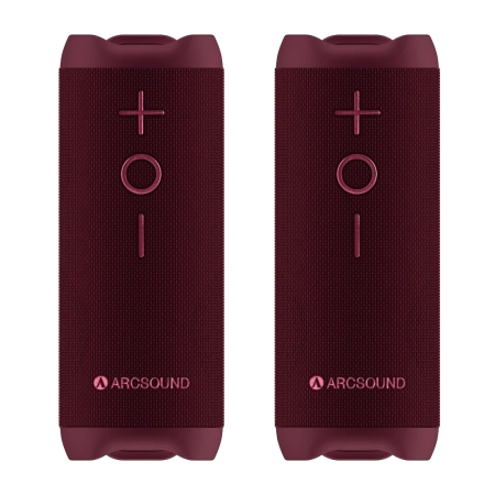 2er-Pack Arcsound EDGE Ruby Red in der Gruppe Heim-Audio / Lautsprecher / Bluetooth-Lautsprecher bei BRL (SETEDGERRX2)