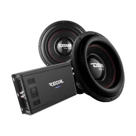 2er-Pack DS18 EXL-XX15.4DHE mit Recoil DII 5000.1, 2x15