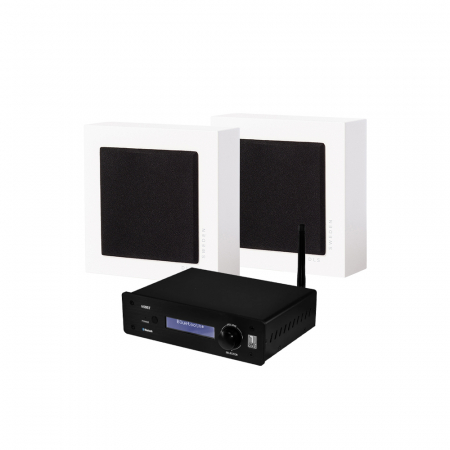 System One A50BT & 2er-Pack DLS Flatbox Slim Mini, Stereo-Set in der Gruppe Bundles / Heimpakete / Stereo-Sets bei BRL (SETFBMINIPKT6)