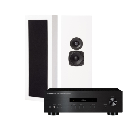 DLS Flatbox Slim Large Stereo-Set mit Yamaha A-S201 II in der Gruppe Bundles / Heimpakete / Stereo-Sets bei BRL (SETFBSLIMLARGEPKT2)