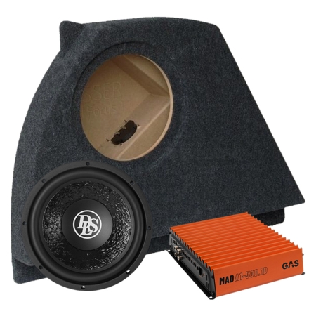 Basspaket mit DLS PE10.D2 für Ford Focus 1998-2004 in der Gruppe Car-HiFi / Was passt in mein Auto / Ford / Focus / Focus 1998-2004 bei BRL (SETFOCUSPKT2)