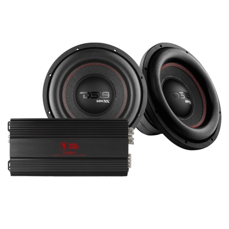 2er-Pack DS18 GEN-XX12.4DHE mit Bass Habit RA3600W, 2x12-Basspaket in der Gruppe Bundles / Paket für das Auto / Basspakete bei BRL (SETGENXX124DHEPKT3)