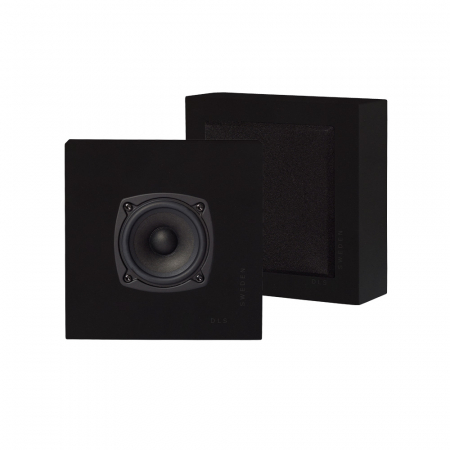 2er-Set DLS Flatbox Slim Mini Wandlautsprecher, mattschwarz in der Gruppe Heim-Audio / Lautsprecher / Wandlautsprecher bei BRL (SETHFB18188SBX2)