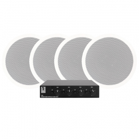 2 Paare DLS IC611, 6,5”-Einbaulautsprecher & System One SC4B in der Gruppe Bundles / Heimpakete / Multiroom-Pakete bei BRL (SETIC611PKT1)