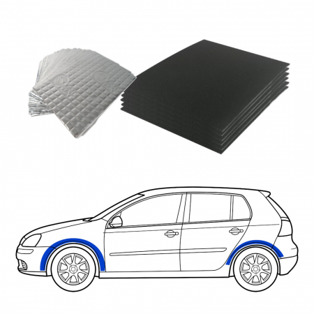 Dämmung für Hatchback, Radkästen in der Gruppe Car-HiFi / Was passt in mein Auto / Ford / Focus / Focus 1998-2004 / Sonstiges Focus 1998-2004 bei BRL (SETISOLHALVPKT6)