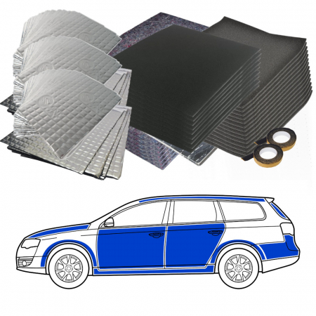Dämmung für Kombi, Level 3 in der Gruppe Car-HiFi / Was passt in mein Auto / Volvo / Volvo V90 / Volvo V90 2017- / Sonstiges V90 2017- bei BRL (SETISOLKOMBIPKT10)