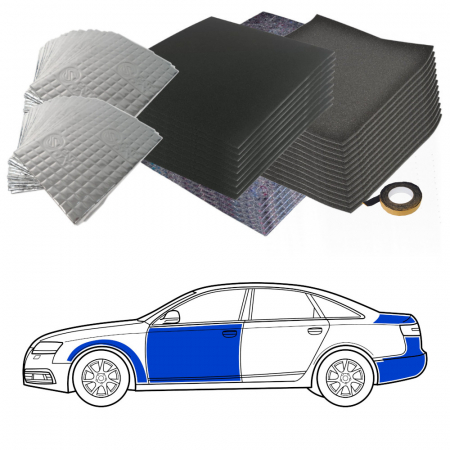 Dämmung für Limousine, Level 2 in der Gruppe Car-HiFi / Was passt in mein Auto / SAAB / 9-5 / 9-5 NG 2010-2012 / Sonstiges 9-5 NG 2010-2012 bei BRL (SETISOLSEDANPKT9)