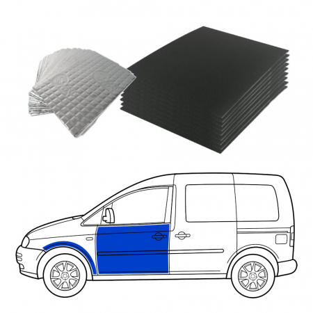 Dämmung für Van, Level 1 in der Gruppe Car-HiFi / Was passt in mein Auto / Volkswagen / Transporter / Transporter T6.1 2020-2024 / Sonstiges Transporter T6.1 2020-2024 bei BRL (SETISOLVANPKT7)