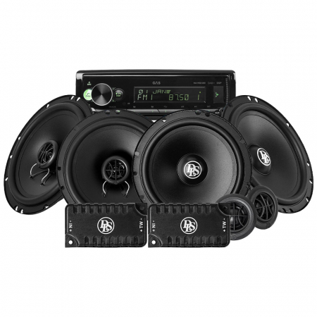 GAS MAX M150-BDX mit DLS Performance-Lautsprechern, Car-Audio-Paket in der Gruppe Bundles / Paket für das Auto / Autoradio-Sets bei BRL (SETM150BDXPKT1)