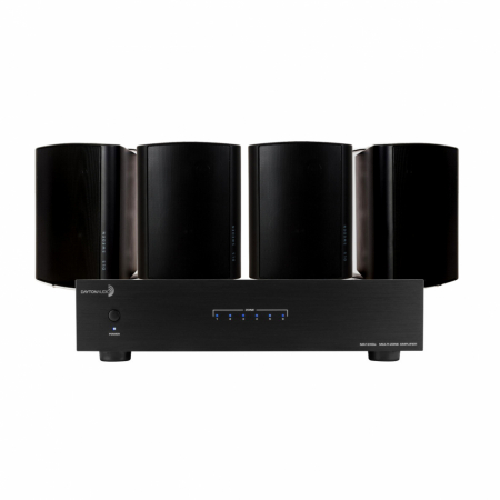 Dayton Audio MA1240 & 2 Paar schwarze DLS MB5i Außenlautsprecher in der Gruppe Bundles / Heimpakete / Multiroom-Pakete bei BRL (SETMA1240APKT19)