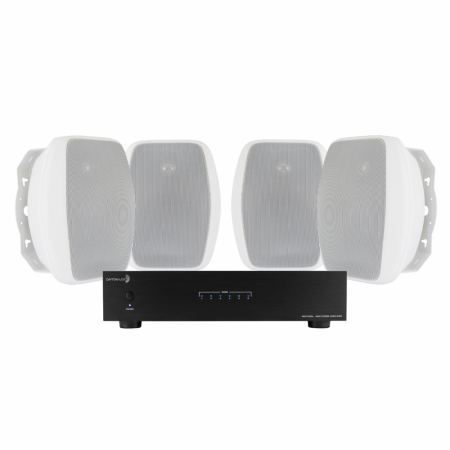 Dayton Audio MA1240 und 2 Paar System One OD570 für das Fitnessstudio oder die Terrasse in der Gruppe Bundles / Heimpakete / Multiroom-Pakete bei BRL (SETMA1240APKT7)
