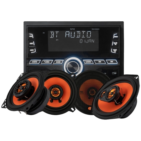 GAS MAD M230-BTN mit MAD X1-Lautsprechern, Autoradio-Paket in der Gruppe Bundles / Paket für das Auto / Autoradio-Sets bei BRL (SETMADM230BTNPKT2)