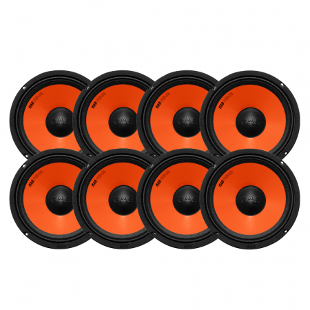 8er-Pack GAS MAD PM1-84, 8-Zoll-Mitteltöner in der Gruppe Bundles / Paket für das Auto / SPL-Lautsprecherpakete bei BRL (SETMADPM184X8)
