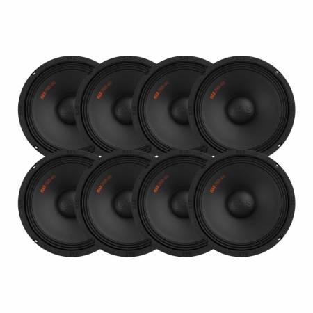 8er-Pack GAS MAD PM2-84, großartige 8-Zoll-Mitteltöner in der Gruppe Bundles / Paket für das Auto / SPL-Lautsprecherpakete bei BRL (SETMADPM284X8)