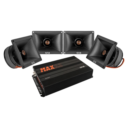 4er-Pack GAS MAD PT3-444 mit MAX A2-100.2 in der Gruppe Bundles / Paket für das Auto / SPL-Lautsprecherpakete bei BRL (SETMADPT3444PKT2)