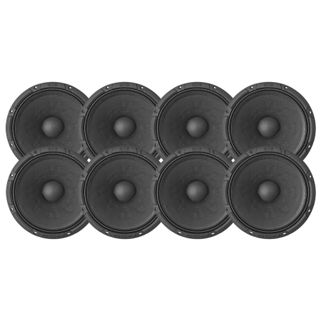 8er-Pack GAS MAX PM2-64, 6,7-Zoll-Mittelbass/Mitteltöner in der Gruppe Bundles / Paket für das Auto / SPL-Lautsprecherpakete bei BRL (SETMAXPM264X8)